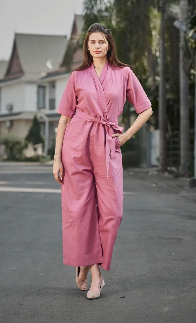 Linen Overalls ,Linen Play suit, Ethical Linen Clothing, Jumpsuit