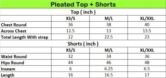 Linen Pleated Top and Shorts Set For Women linen shorts