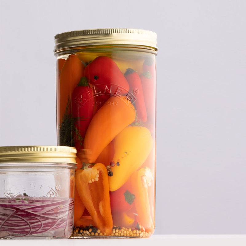 Wide Mouth Glass Preserve Jar | 500ml, 1 Litre
