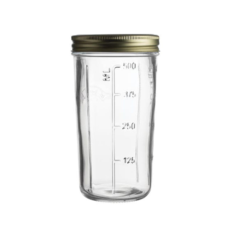 Wide Mouth Glass Preserve Jar | 500ml, 1 Litre