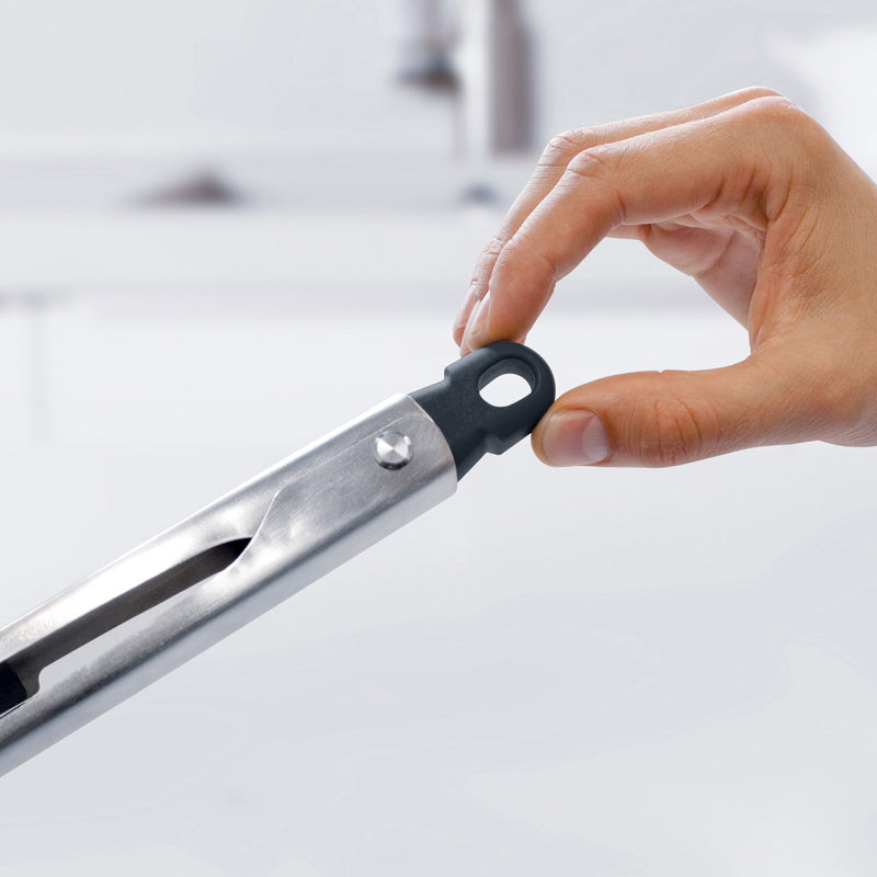 Elevate Carousel Grey 6-Pieces Utensil Set with Tongs