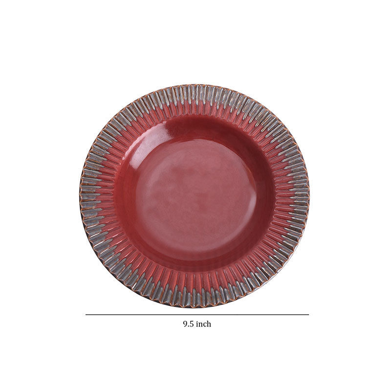 Ayame Ceramic Past Plate | Set Of 2