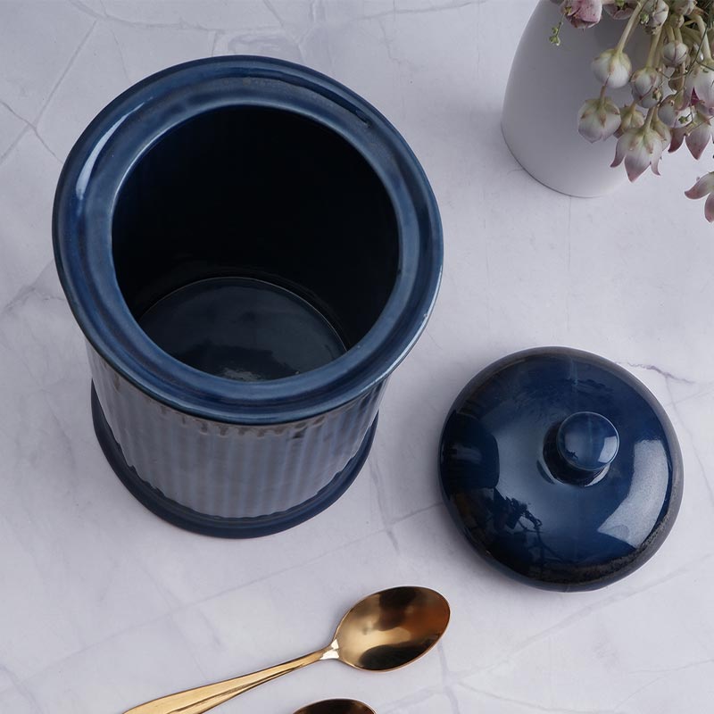 Archay Ceramic Storage Jar With Lid | Single