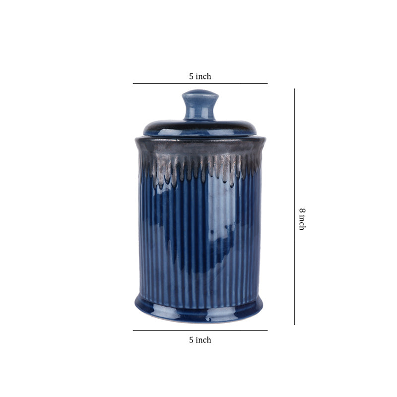 Archay Ceramic Storage Jar With Lid | Single