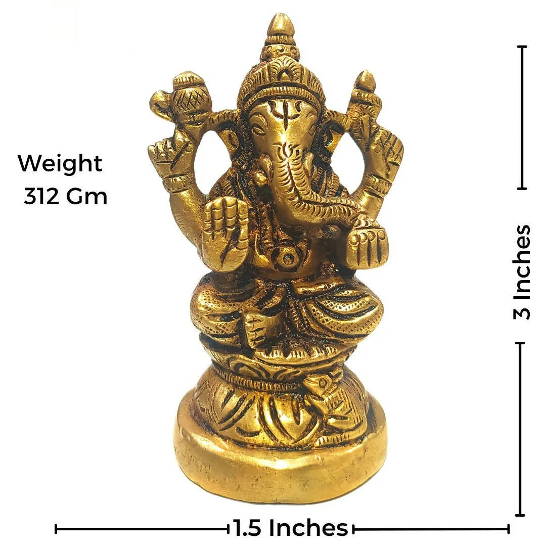 Brass Handmade Vinayakmoorti Ganesha Statue