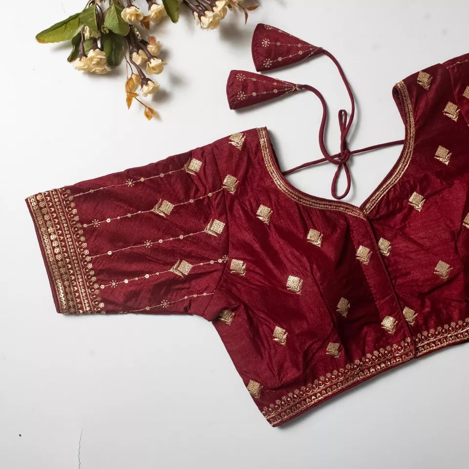 Vibrant Silk Blouse