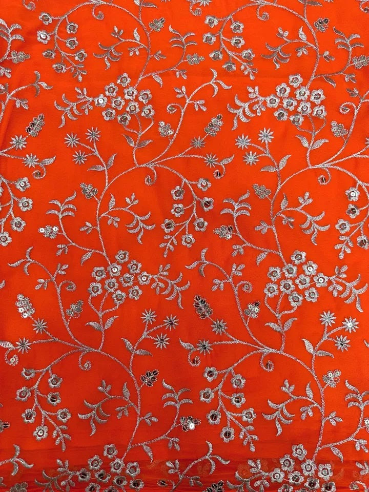 Festival Collection Classic Faux Georgette Top Lehenga & Dupatta