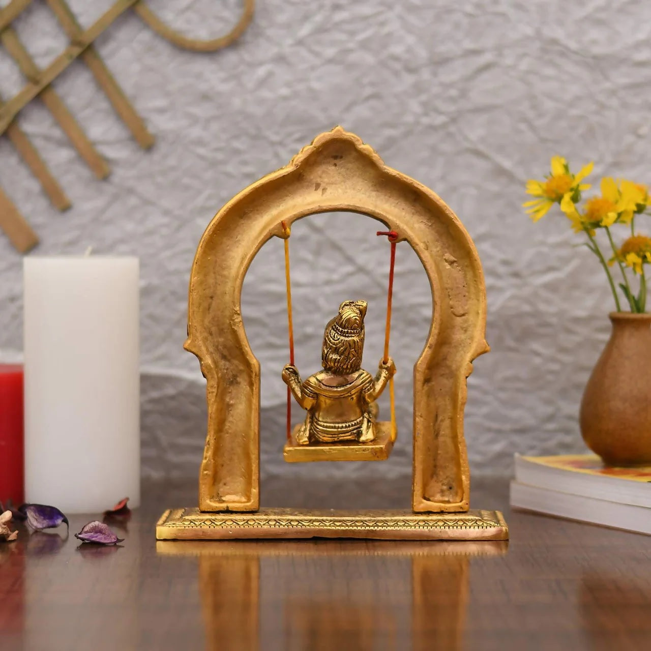 Metal Laddu Gopal Idol