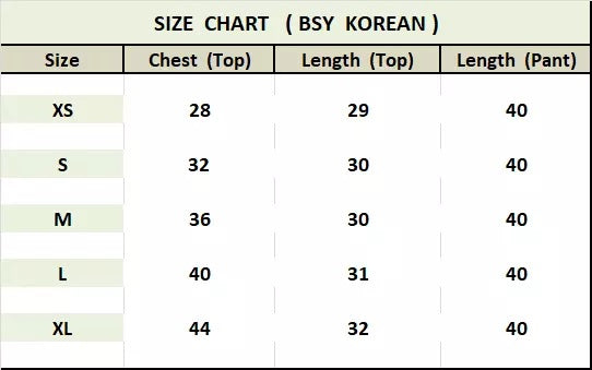 Designer Korean BSY Women's Co-ord Sets