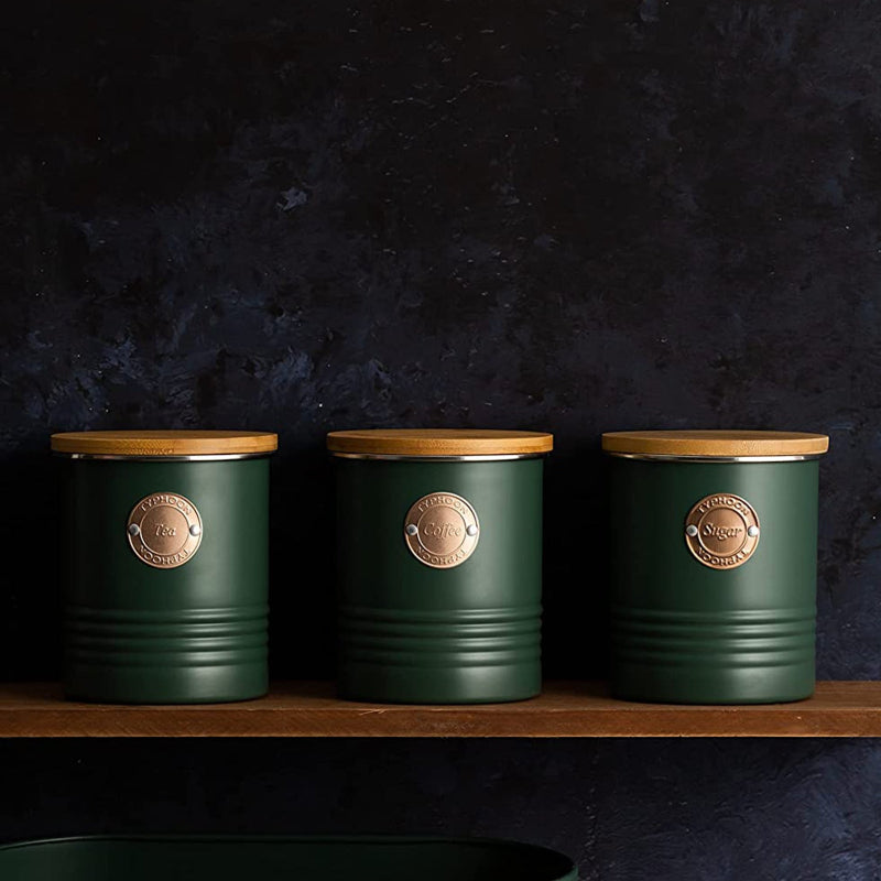 Living Green Sugar Storage Jar with Bamboo Fibre Lid | Single