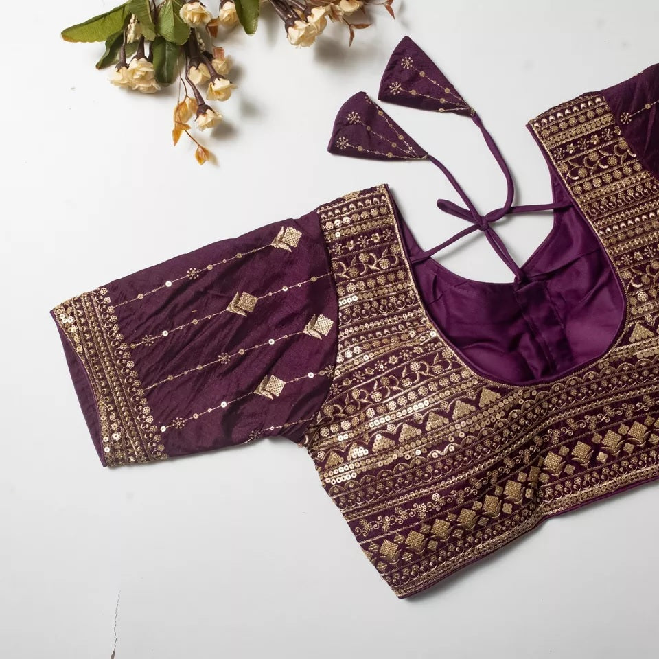 Vibrant Silk Blouse