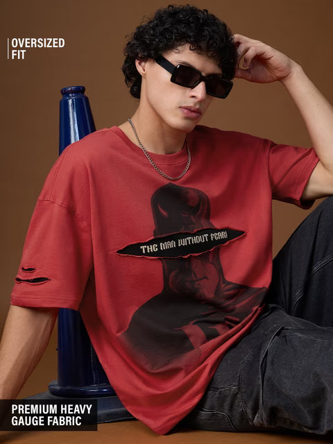 Daredevil No Fear Oversized T-Shirts