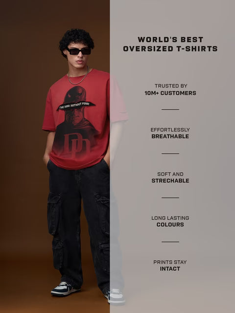Daredevil No Fear Oversized T-Shirts