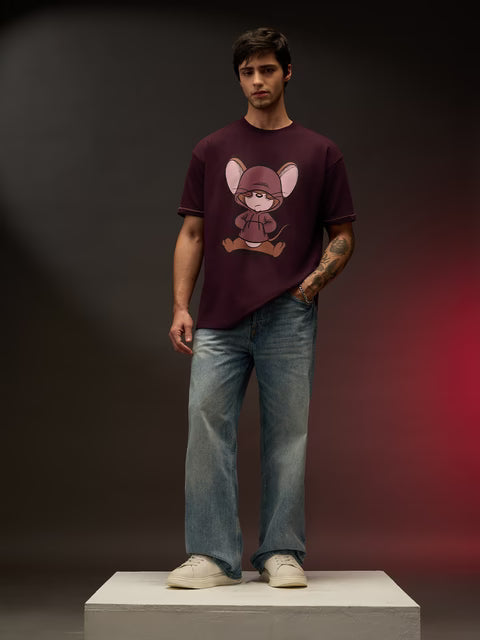 Tom & Jerry Chill Jerry Oversized T-Shirts