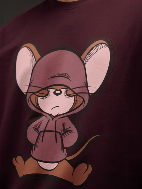 Tom & Jerry Chill Jerry Oversized T-Shirts