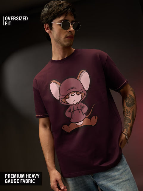 Tom & Jerry Chill Jerry Oversized T-Shirts