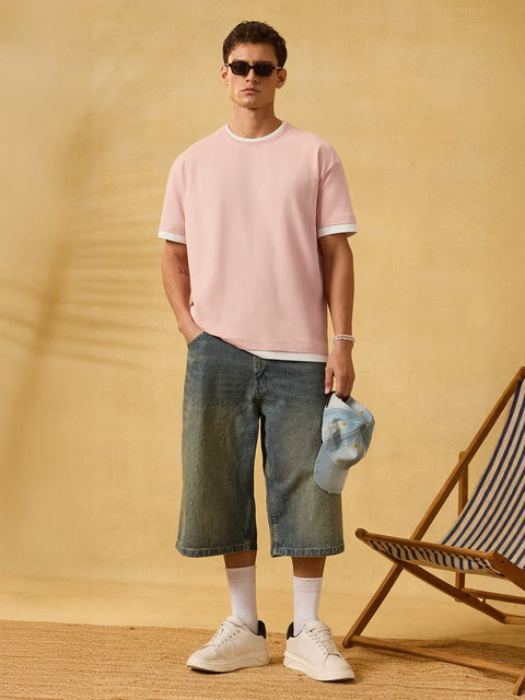 Oversized T-Shirt Rose Wine