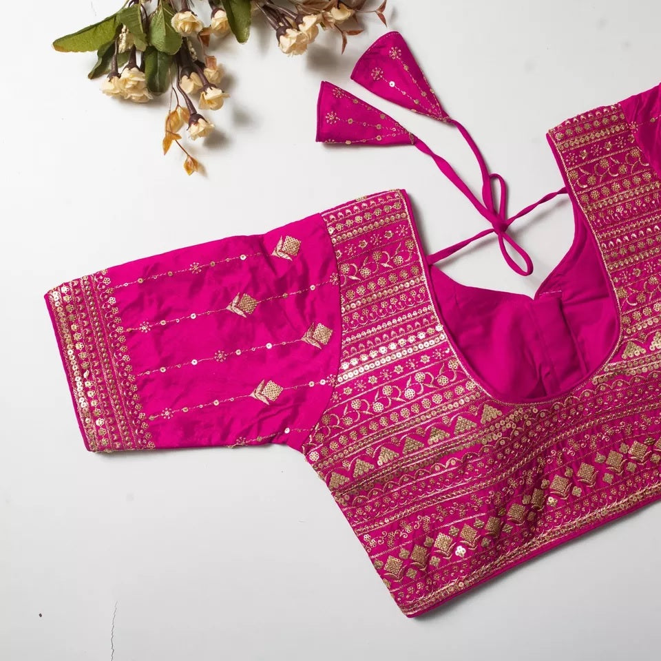Vibrant Silk Blouse