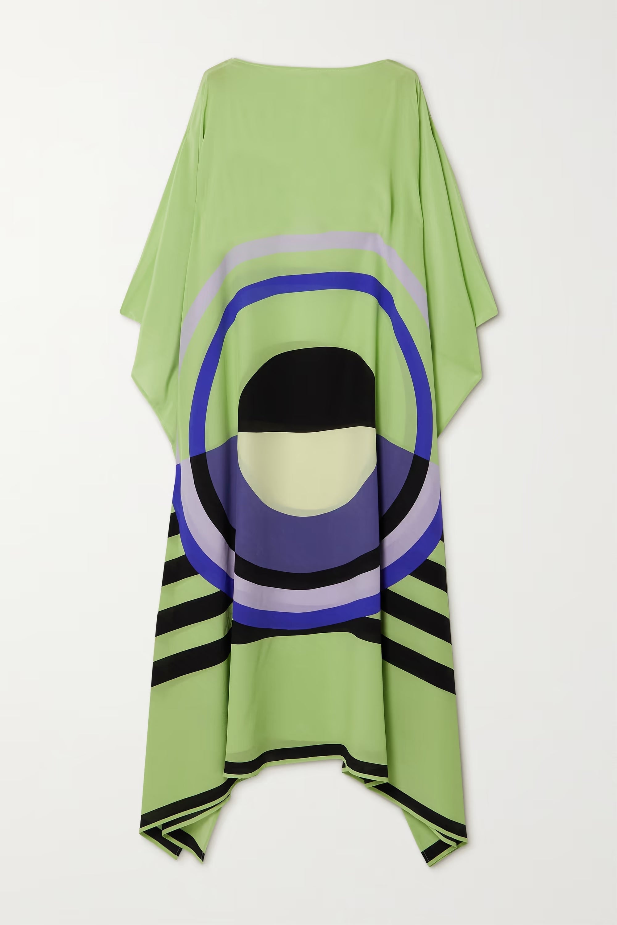Silk Crepe Caftan, Women's Long Kaftan