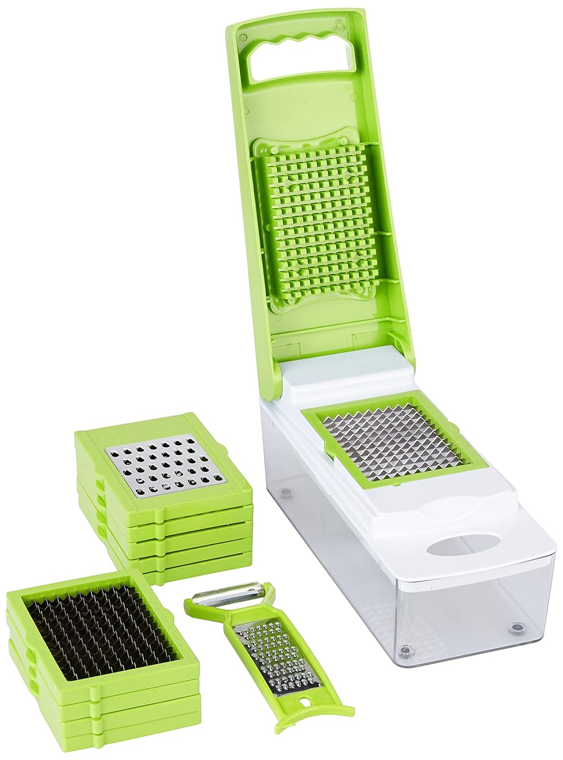 Green Multipurpose Vegetable and Fruit Chopper