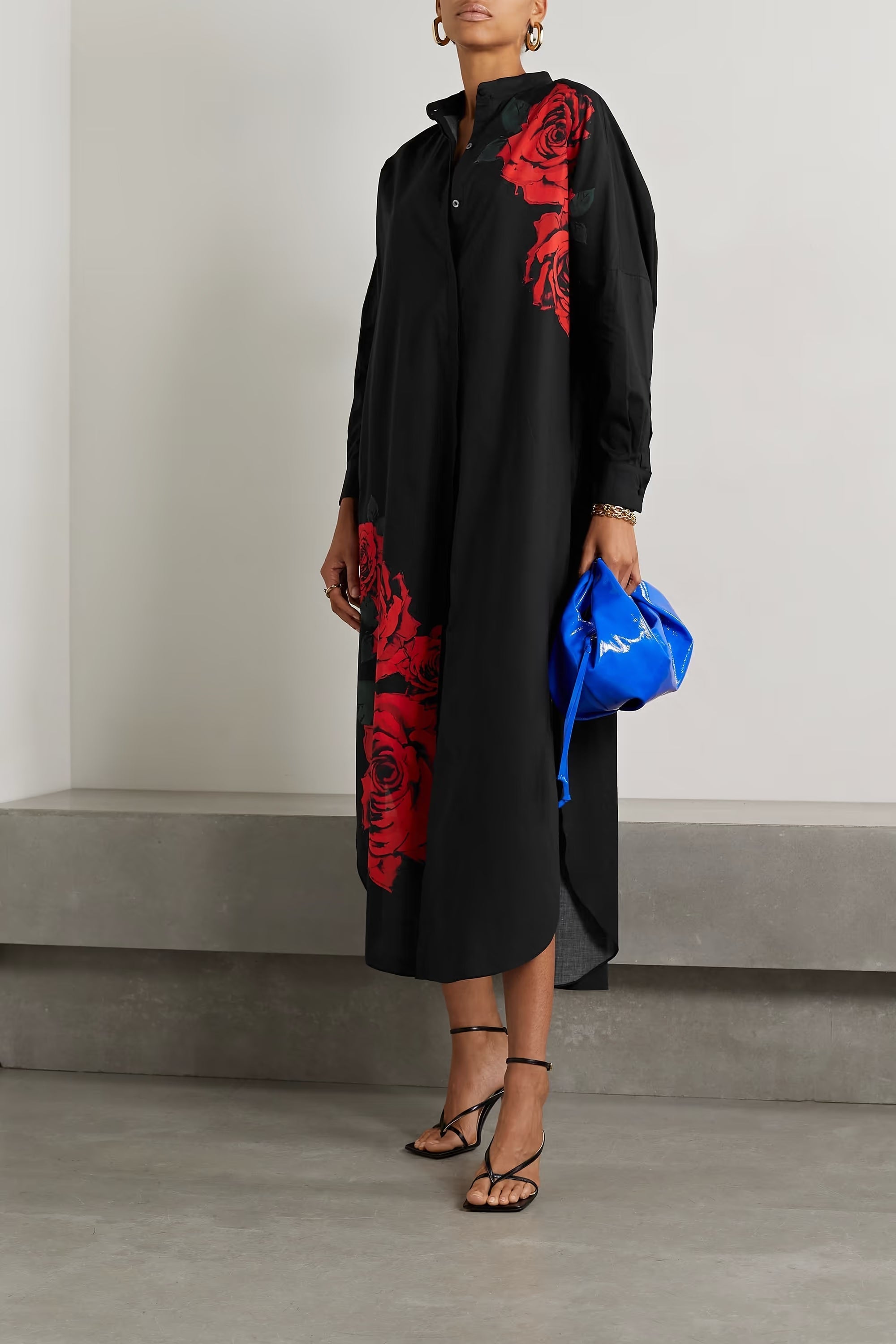 Black Women's Rayon Cotton Kaftan