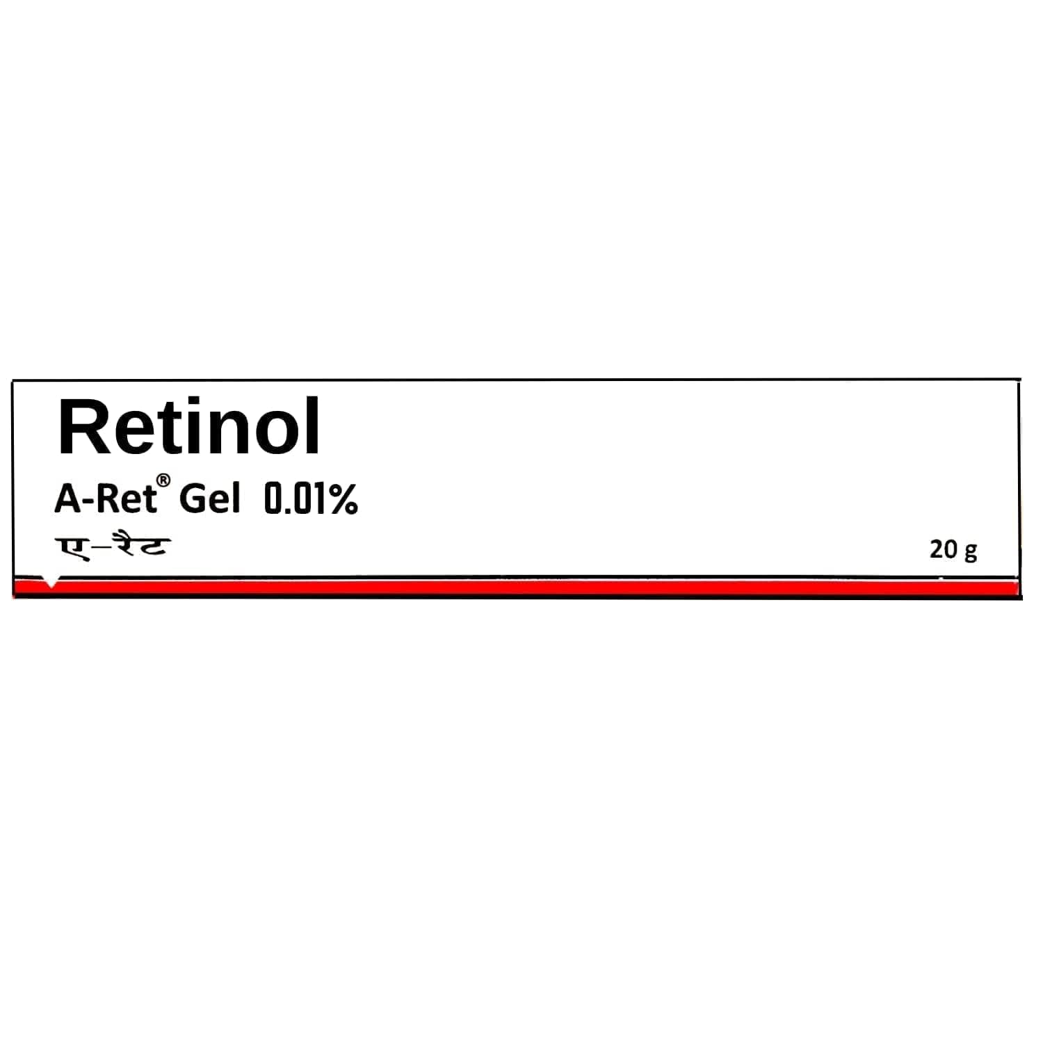 Retinol Gel 0.1% Vitamin A for Fine Lines & Wrinkles 20g