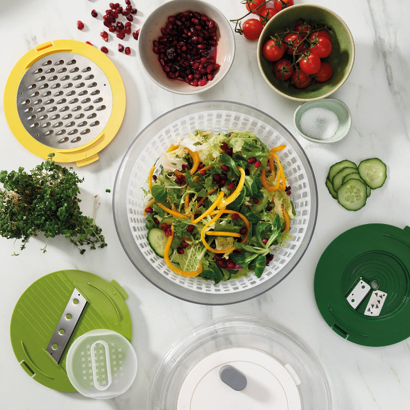 Multi-Prep 4-Piece Salad Preparation Set | Multicolour