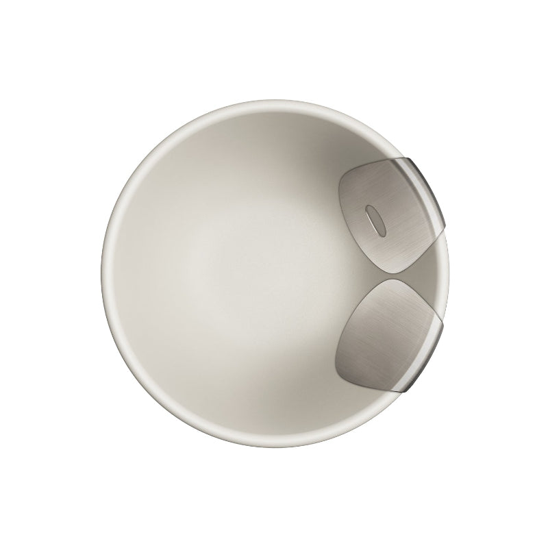 Uno Cream Salad Bowl & Stainless Steel Server Set