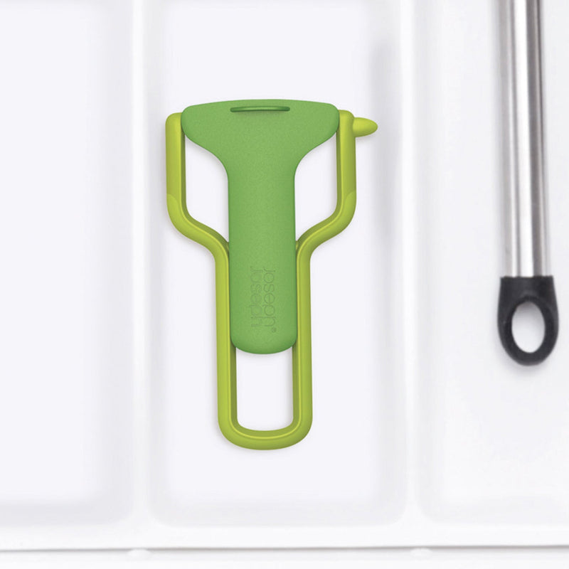 Safe Store Green Straight Peeler with Blade Guard