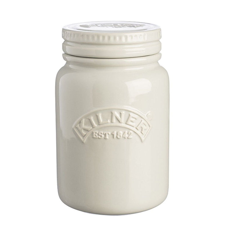 Ceramic Push Top Storage Jar | 600ml | Multiple Colors
