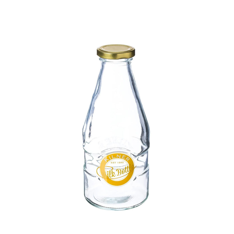 Clear Glasses Milk Bottle | 568ml