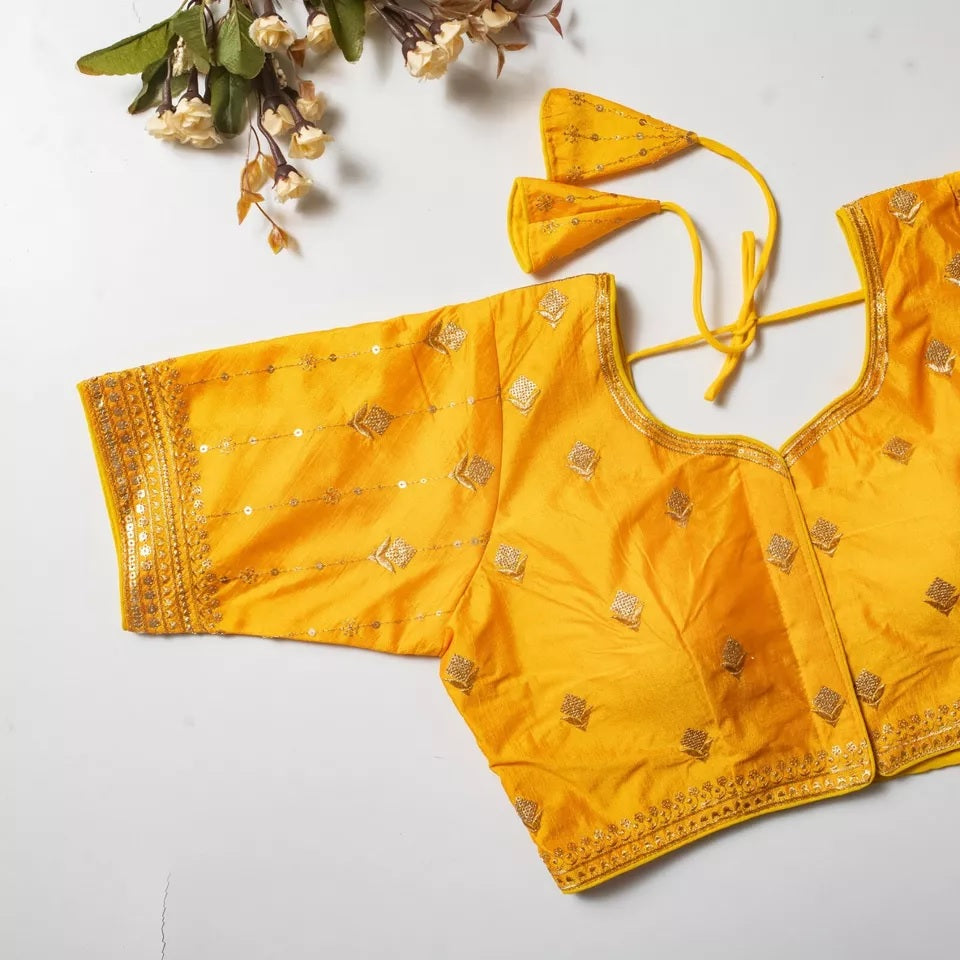 Vibrant Silk Blouse