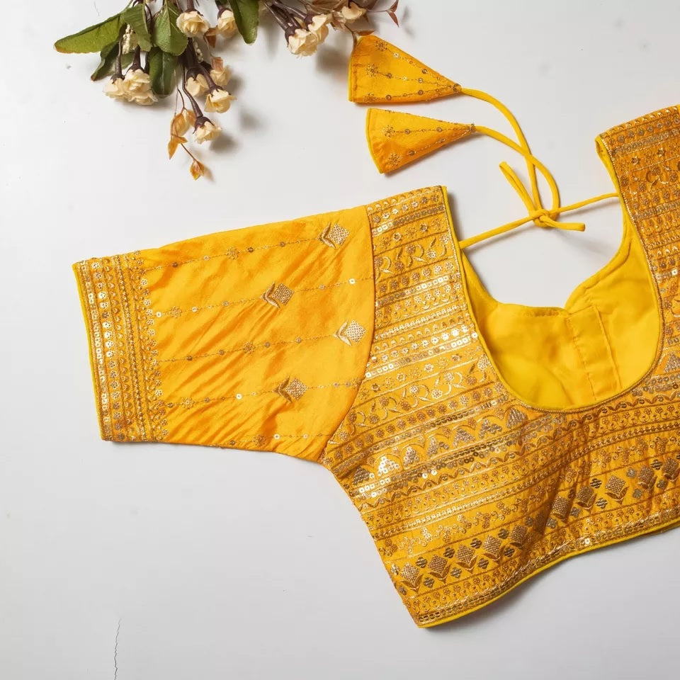 Vibrant Silk Blouse