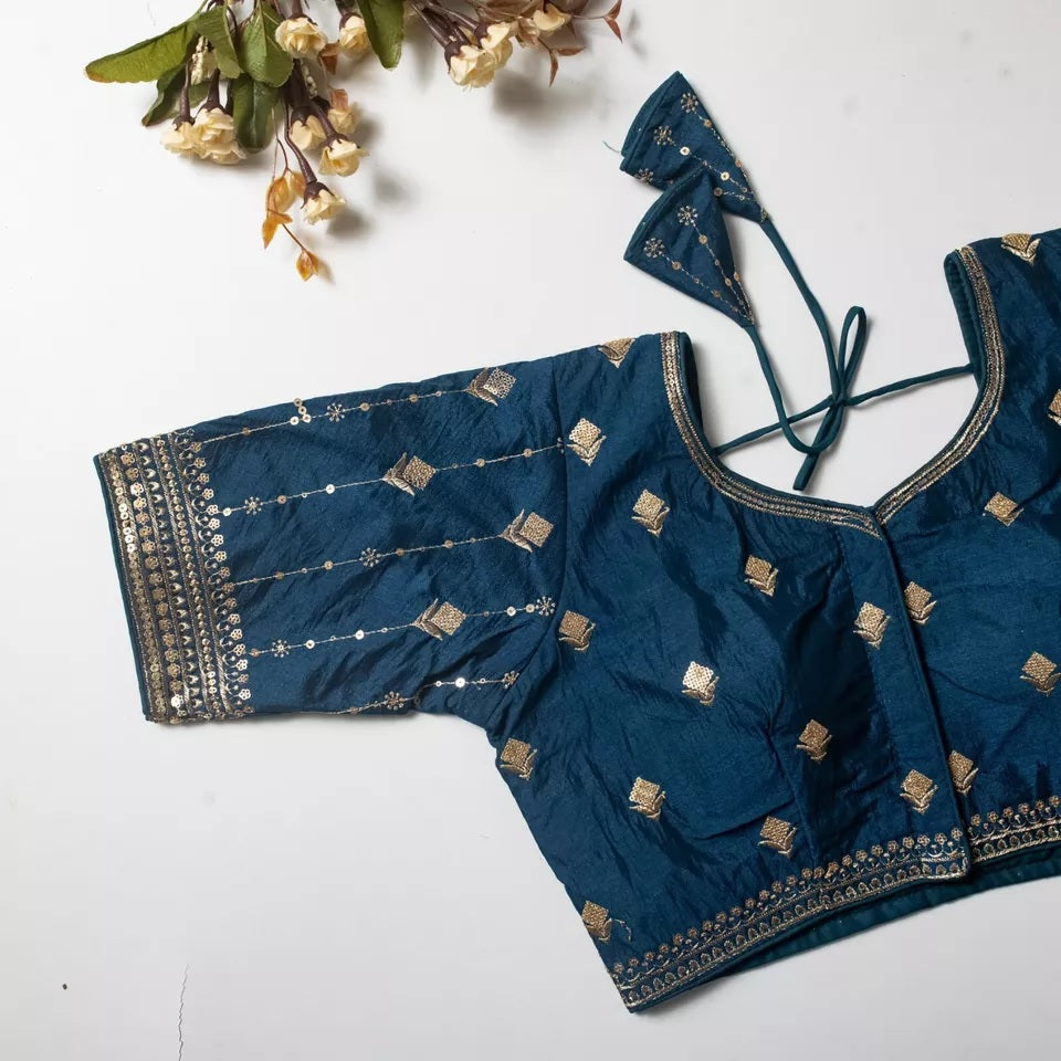 Vibrant Silk Blouse