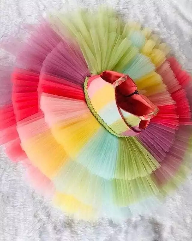 Girl Dress Kids Ruffles Party Wedding Dresses