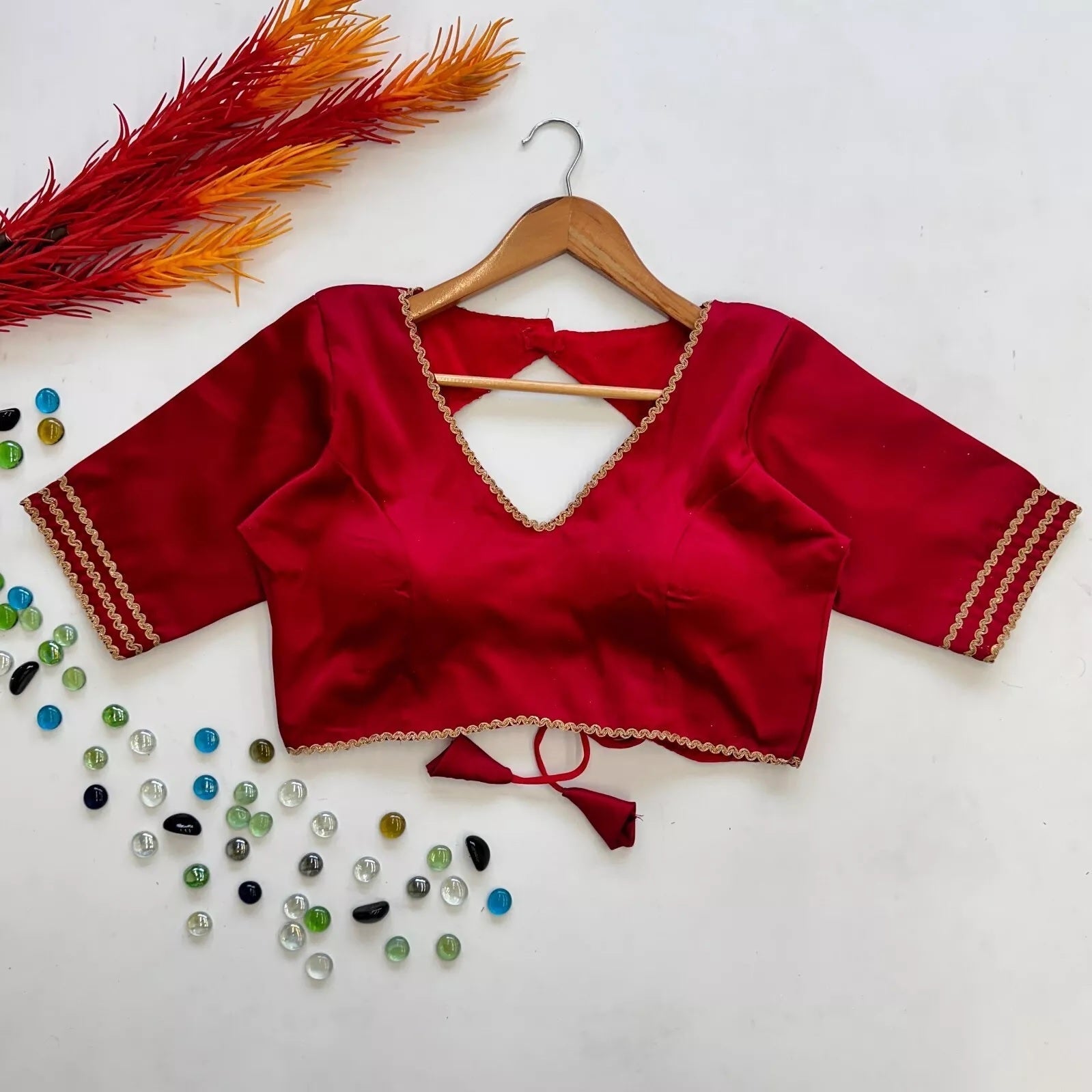 Wedding Special Stitched Manali Silk Blouse & Choli