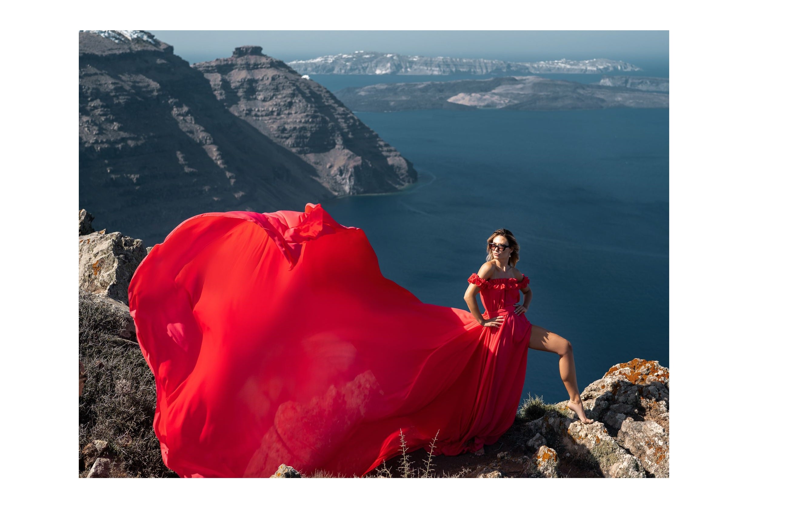 Long Flying Dress for Photoshoot