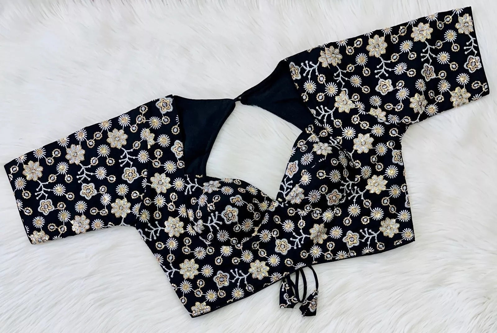 Stitched Maharaja Georgette Blouse & Choli