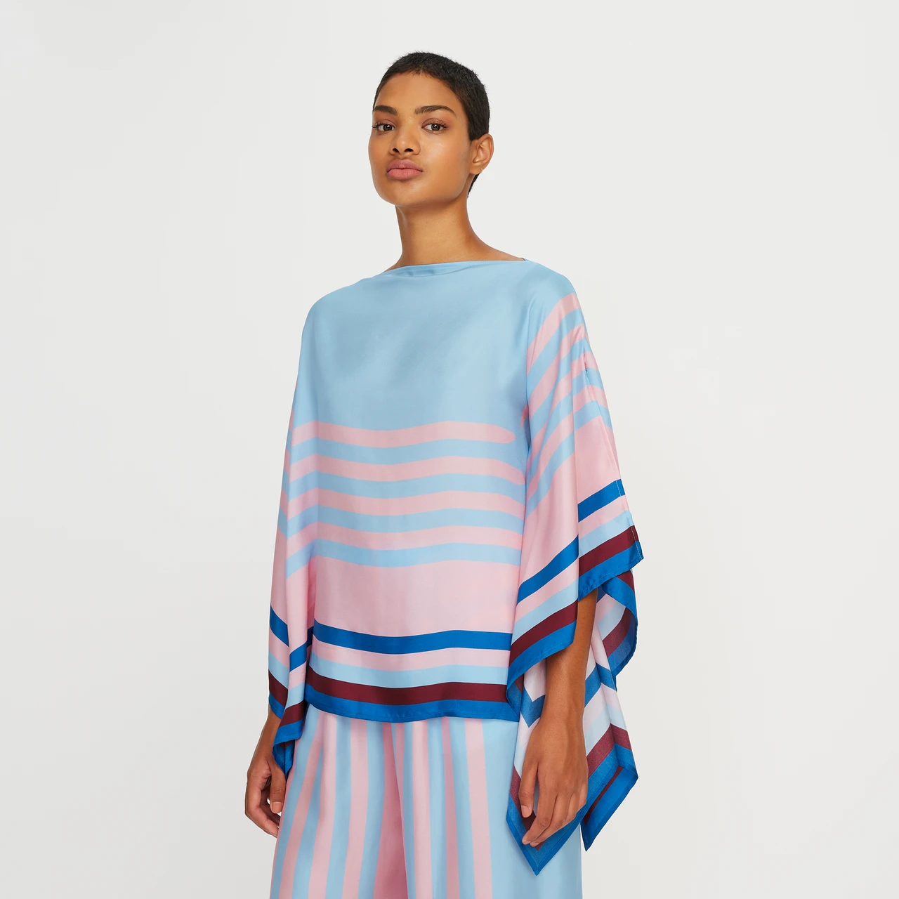 Women's Printed Soft Satin Silk Night Wear Co-ord Set