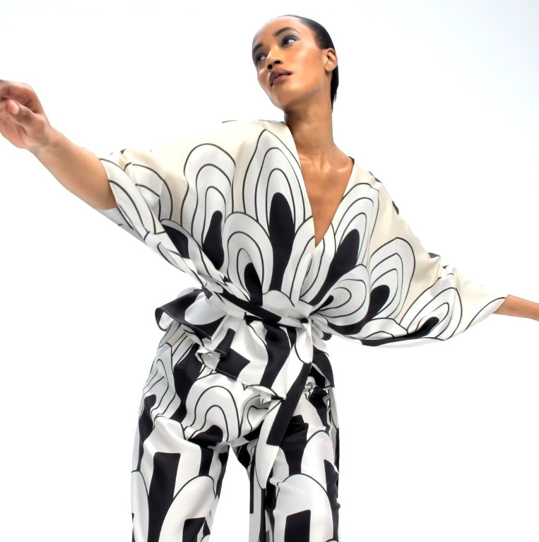Designer Soft Satin Silk Co-ord Set For Women's
