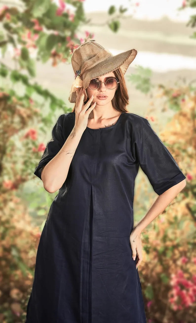 Linen Kurta Salwar Set for women Ladies Kurti