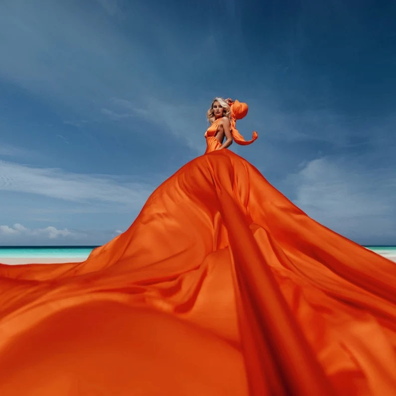Long Flying Dress for Photoshoot  Flying Dresses for Women Group