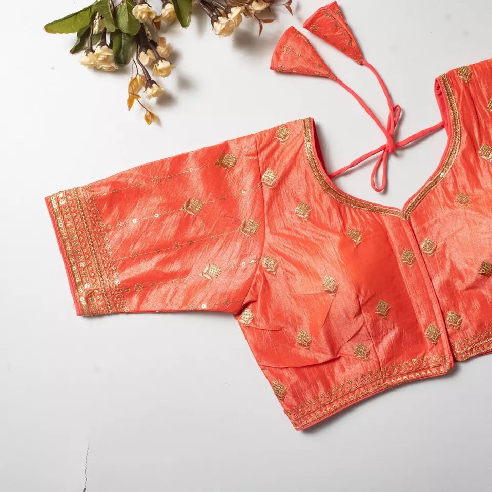 Vibrant Silk Blouse