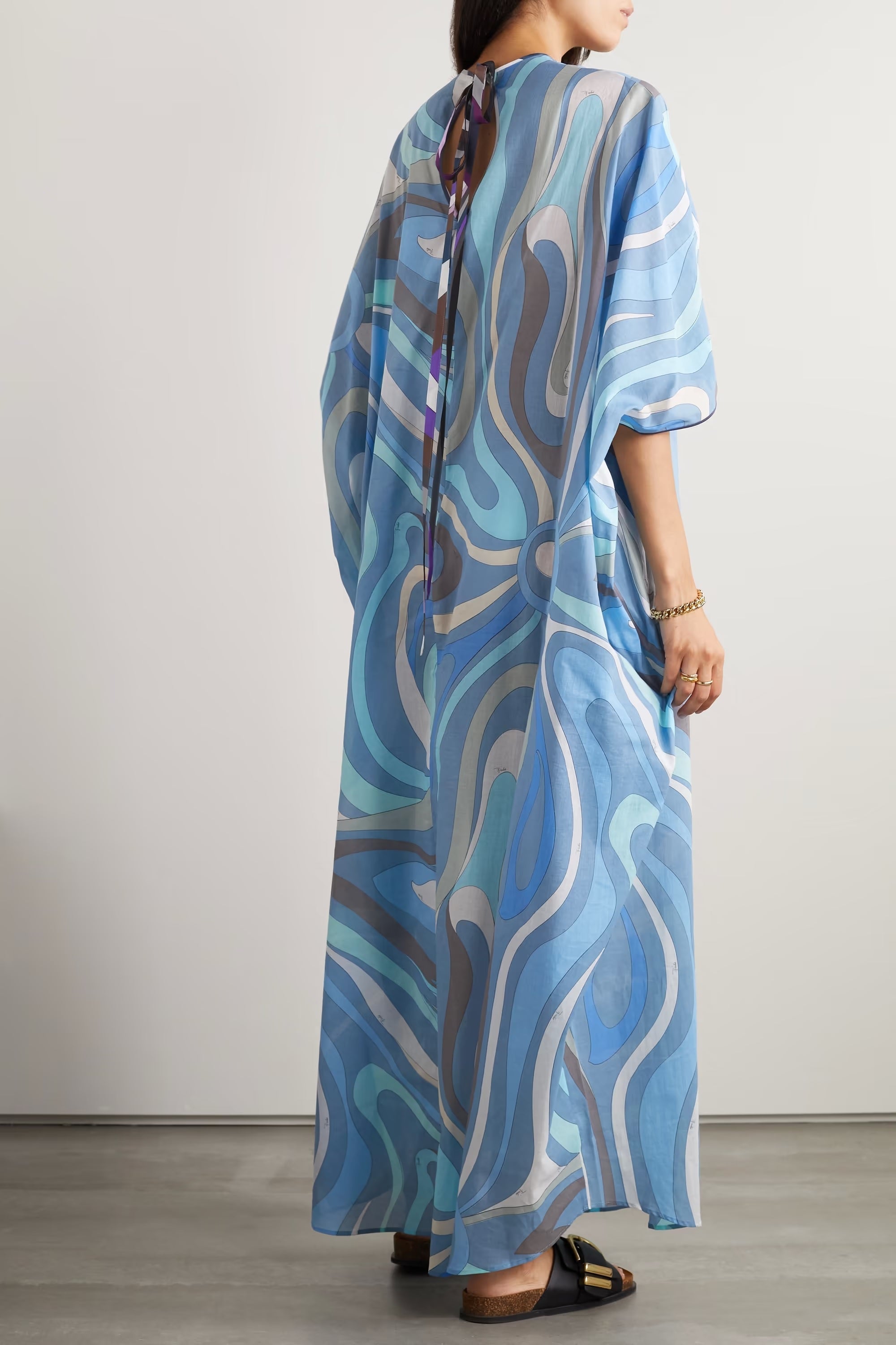Lewish Cotton Long Kaftan For Women's