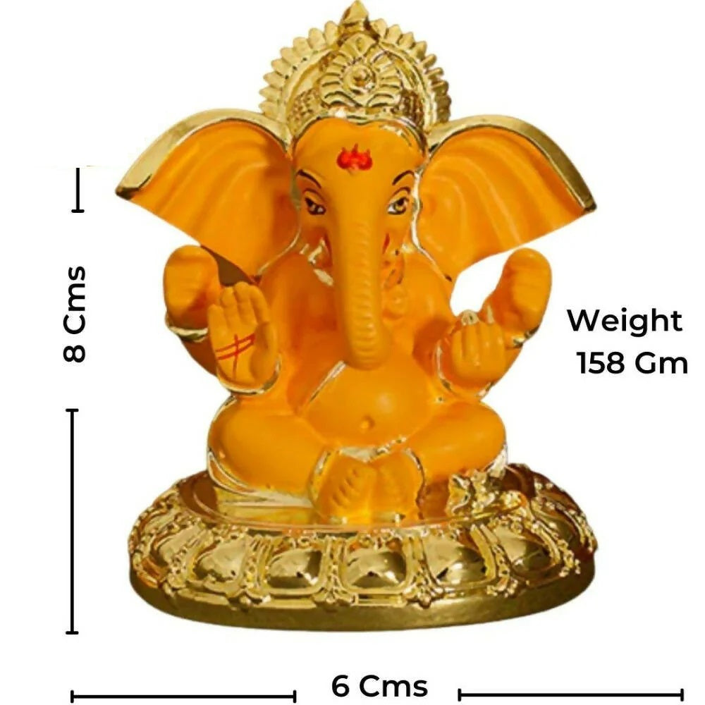 Tamas Gold Plated Gaj Karna Ganesh Idol