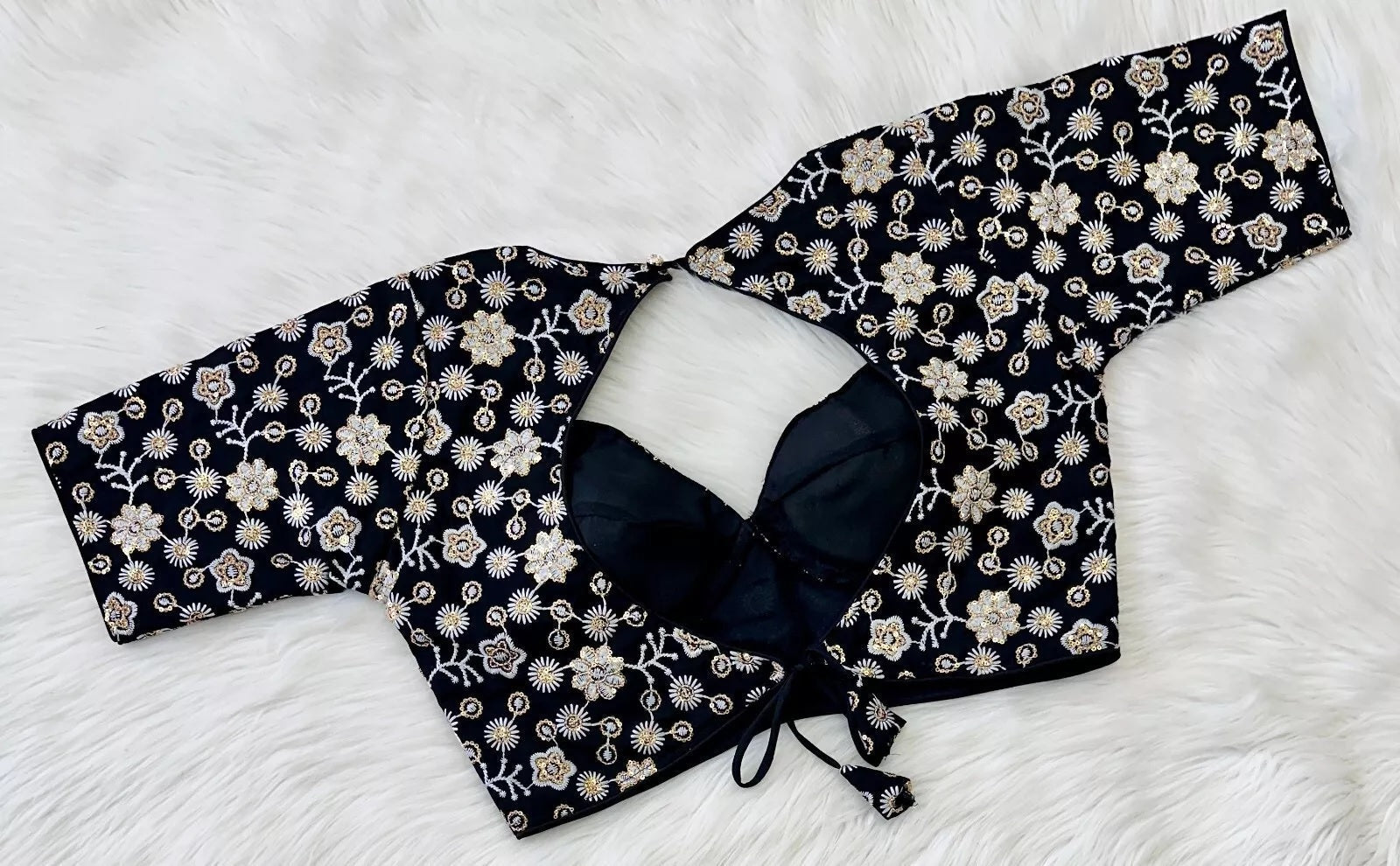 Stitched Maharaja Georgette Blouse & Choli