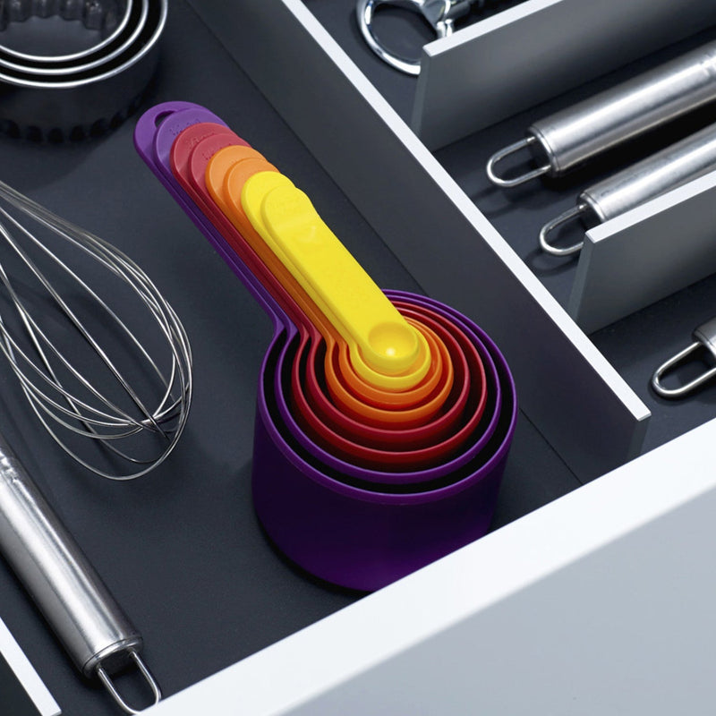 Nest Measures Multicolour Measuring Cups and Spoon