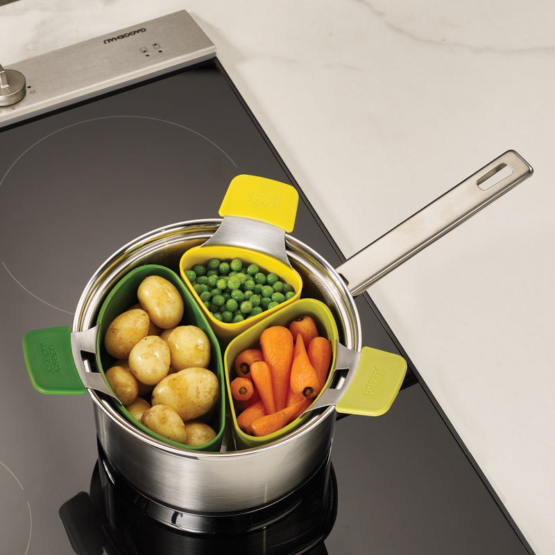 Nest Steam Green Steaming Pod Set | Multicolor | Set of 3