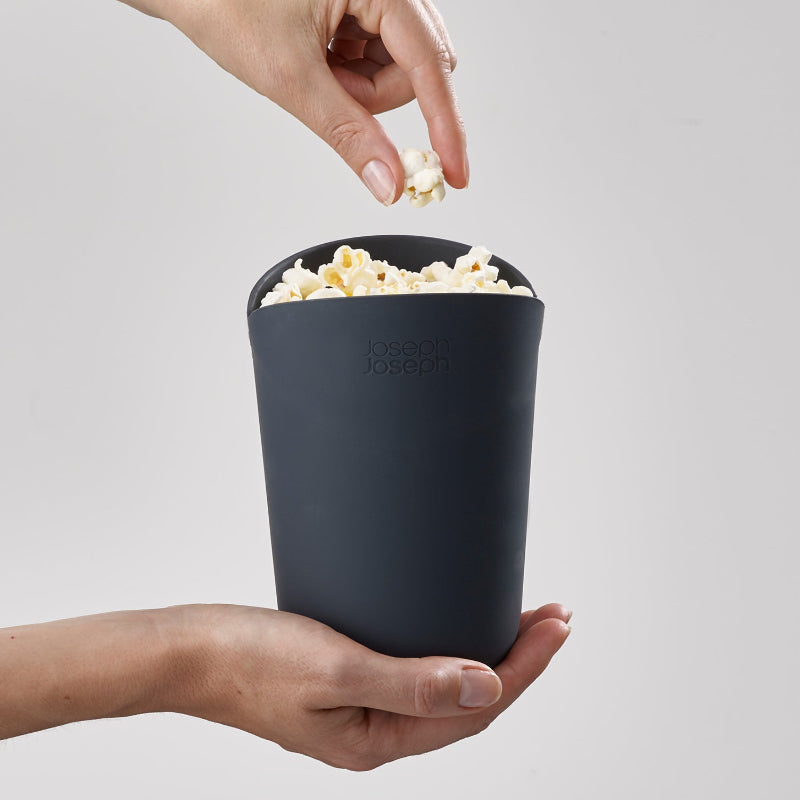 M-Cuisine Single Serve  Heat Resistant Silicone Popcorn Maker | Set of 2