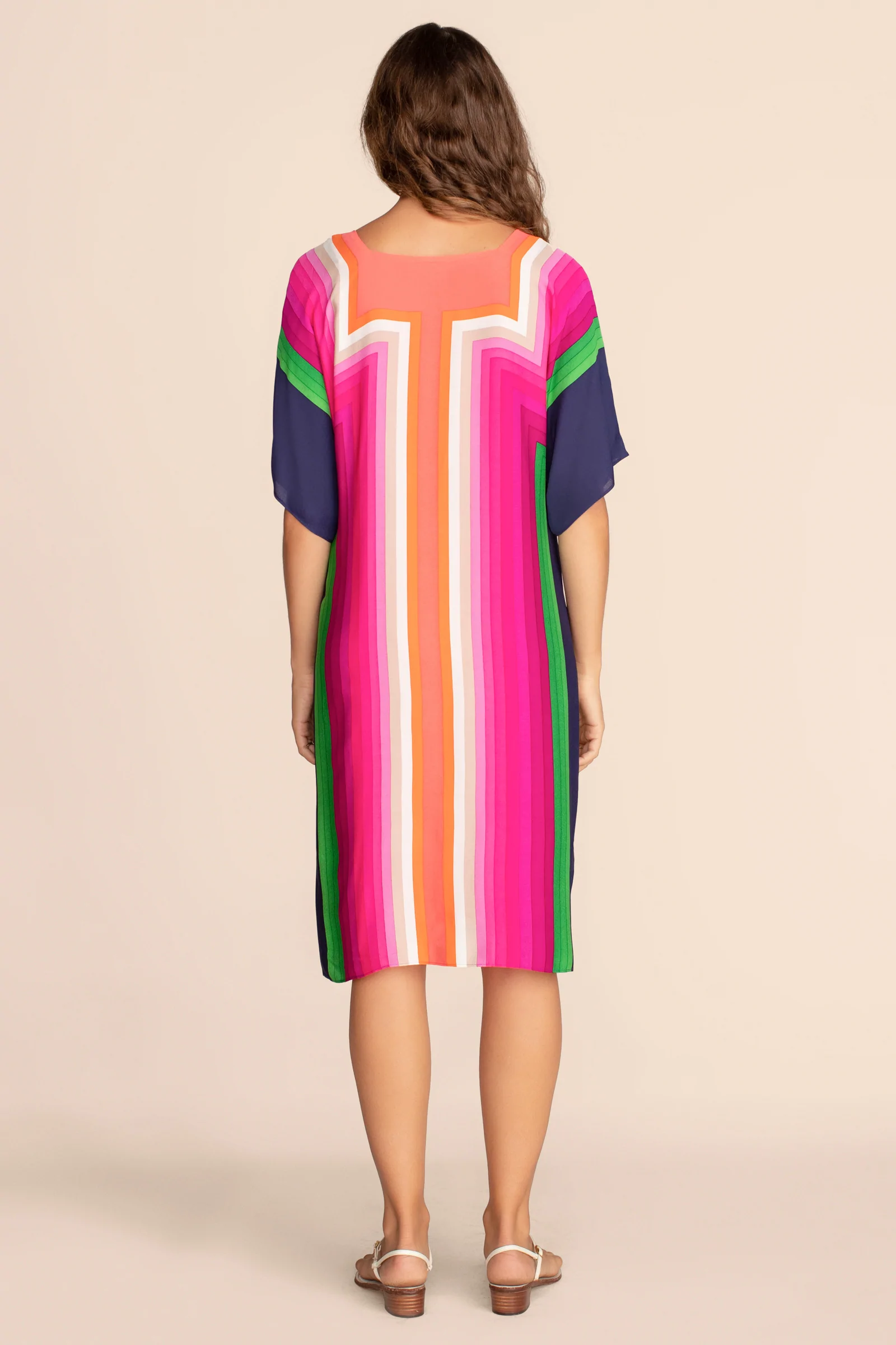 Silk Crepe Short Kaftan For Women's